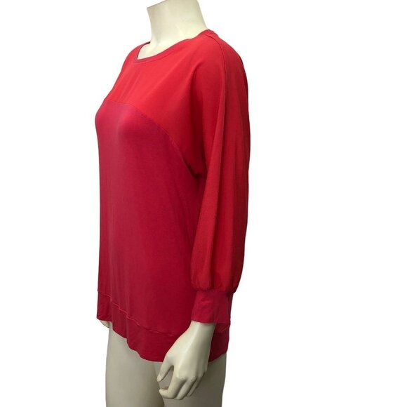 CALVIN KLEIN 3/4 SLEEVE KNIT TOP LG - Picture 2 of 4